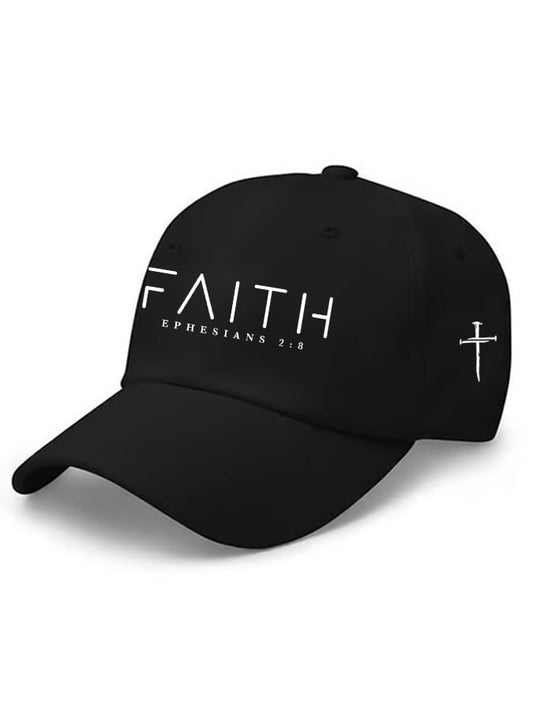 Unisex Faith Cross Baseball Cap - trupatriotic