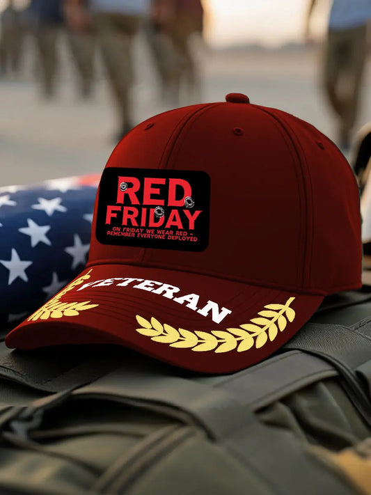 Unisex Veteran Design Print Hat - trupatriotic