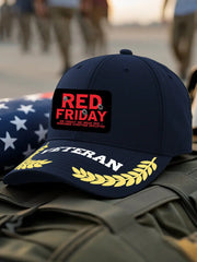 Unisex Veteran Design Print Hat - trupatriotic