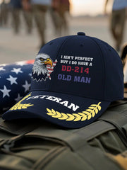 Unisex Veteran Design Print Hat - trupatriotic
