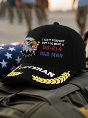 Unisex Veteran Design Print Hat - trupatriotic