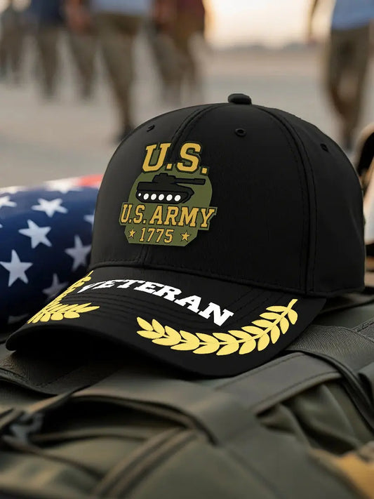 U.S. Army 1775 Tank Emblem Cap - trupatriotic
