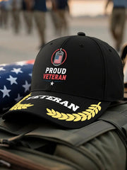 Proud Veteran Cap - trupatriotic