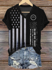 Women's In God We Trust 1776 Short-sleeved T-shirt - trupatriotic