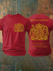 Men's British Printed T-shirt trupatriotic