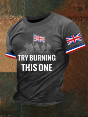 Men's Try To Burn This T-Shirt trupatriotic