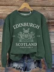 Women's England Scotland Printed Sweatshirt trupatriotic