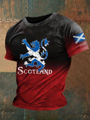 Men's Scotland Flag Casual T-Shirt trupatriotic