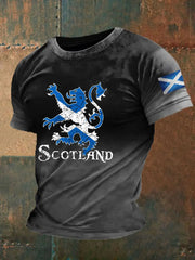 Men's Scotland Flag Casual T-Shirt trupatriotic