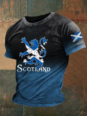 Men's Scotland Flag Casual T-Shirt trupatriotic