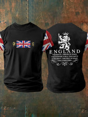 Men's British Shakespeare Printed T-shirt trupatriotic