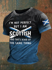 Men's Scotland Flag Casual T-Shirt trupatriotic