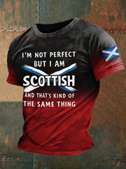 Men's Scotland Flag Casual T-Shirt trupatriotic