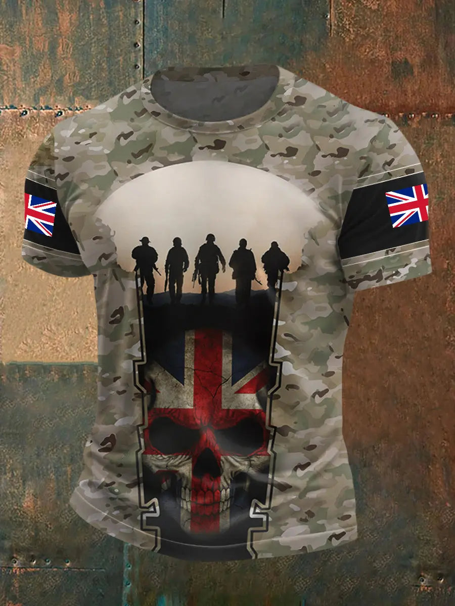 Men's short sleeves t-shirt trupatriotic