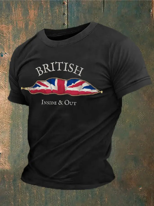 Men's British Inside&Out Printed T-shirt trupatriotic