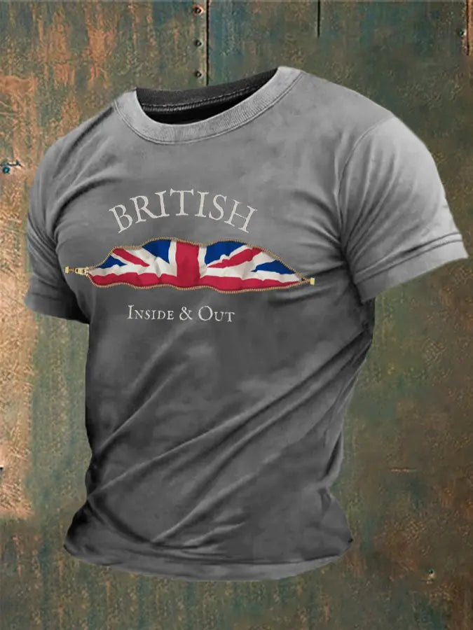 Men's British Inside&Out Printed T-shirt trupatriotic