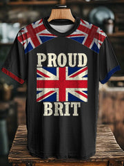 Unisex British Proud Printed T-shirt trupatriotic