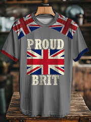 Unisex British Proud Printed T-shirt trupatriotic