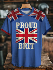Unisex British Proud Printed T-shirt trupatriotic