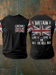 Men's British Proud Printed T-shirt trupatriotic