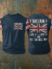 Men's British Proud Printed T-shirt trupatriotic
