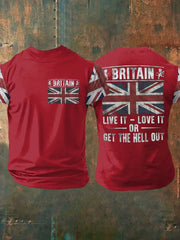 Men's British Proud Printed T-shirt trupatriotic