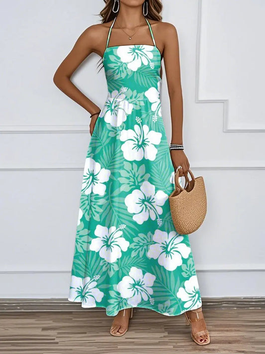 Women's Casual Printed Beach Dress trupatriotic