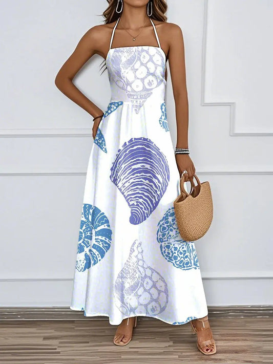 Women's Casual Printed Beach Dress trupatriotic