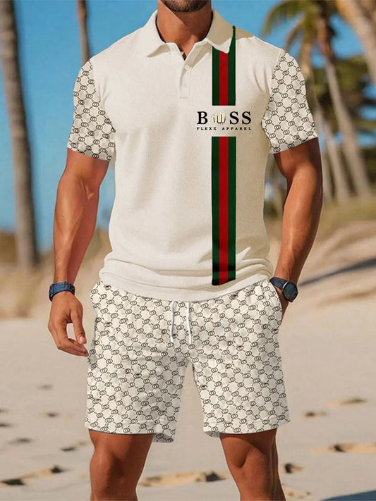 Men's Casual Business Short-sleeved Polo Suit trupatriotic