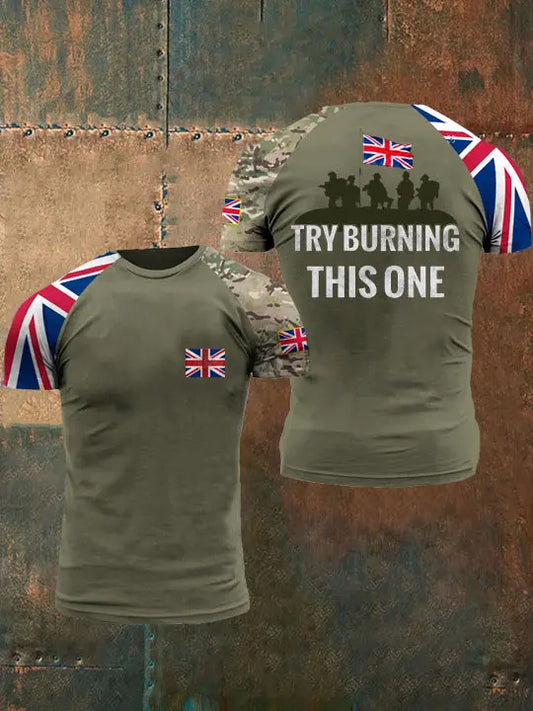 Men's short sleeves t-shirt trupatriotic