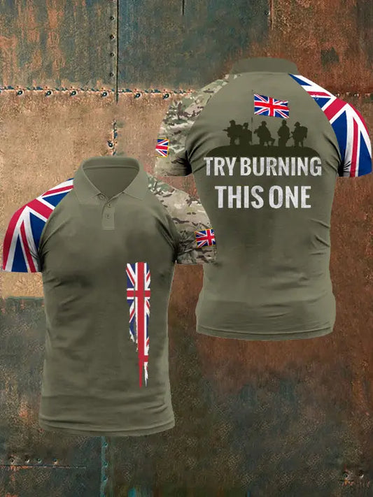 Men's Try To Burn This T-Shirt trupatriotic