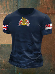 Men's Royal Navy Veteran Printed T-shirt trupatriotic