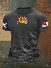 Men's Royal Navy Veteran Printed T-shirt trupatriotic