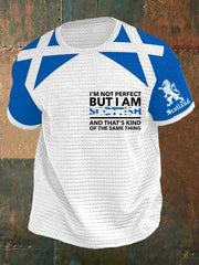 Men's Scottish Flag Short Sleeves T-shirt trupatriotic