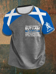 Men's Scottish Flag Short Sleeves T-shirt trupatriotic