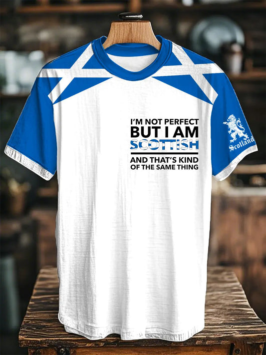 Unisex  Scottish Flag Short Sleeves T-shirt trupatriotic