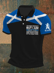 Men's Scottish Flag Short Sleeves Top trupatriotic