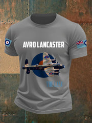 Men's Lancaster Bomber Print Casual Tee trupatriotic