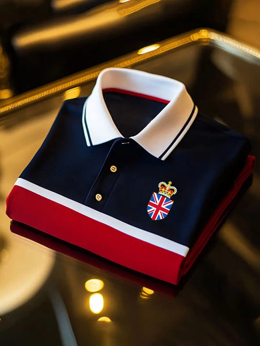 Men's Vintage British Crown Casual Shirt trupatriotic