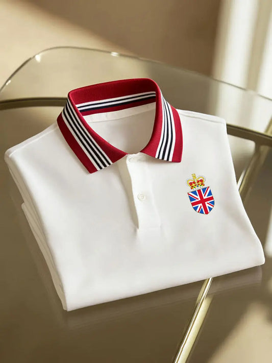 Men's Vintage British Crown Casual Shirt trupatriotic