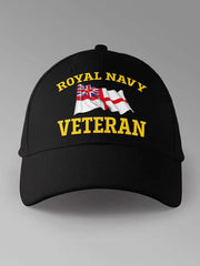 Unisex Royal Navy Veteran Printed Hat trupatriotic