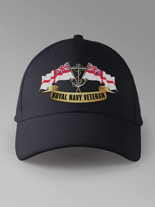 Unisex Royal Navy Veteran Printed Hat trupatriotic