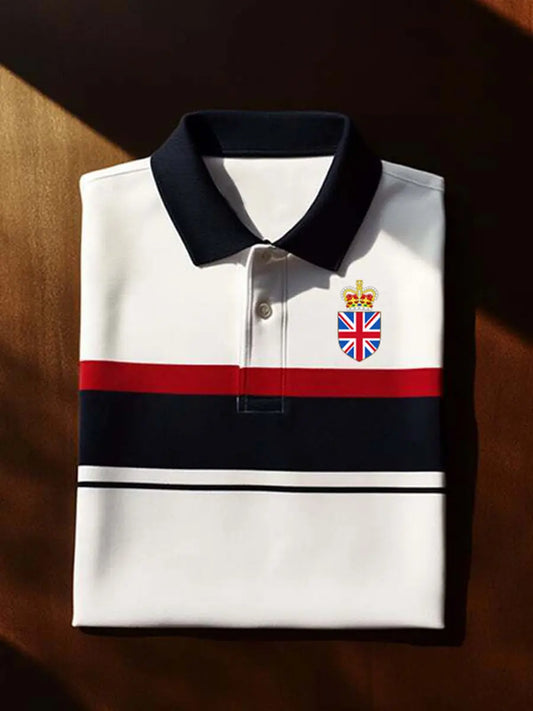 Men's Vintage British Crown Casual Shirt trupatriotic