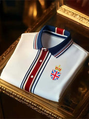 Men's Vintage British Crown Casual Shirt trupatriotic