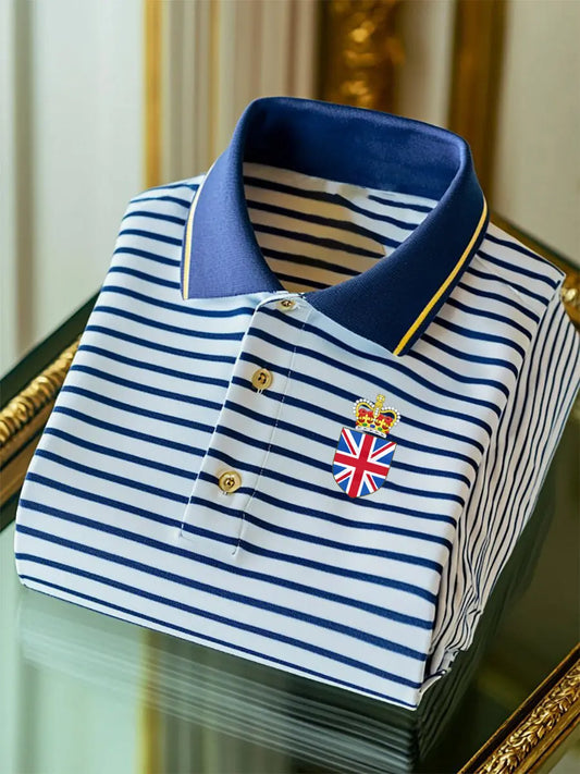 Men's Vintage British Crown Casual Shirt trupatriotic