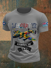 Men's Vintage Lancaster Print Casual Tee trupatriotic