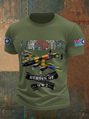 Men's Vintage Lancaster Print Casual Tee trupatriotic