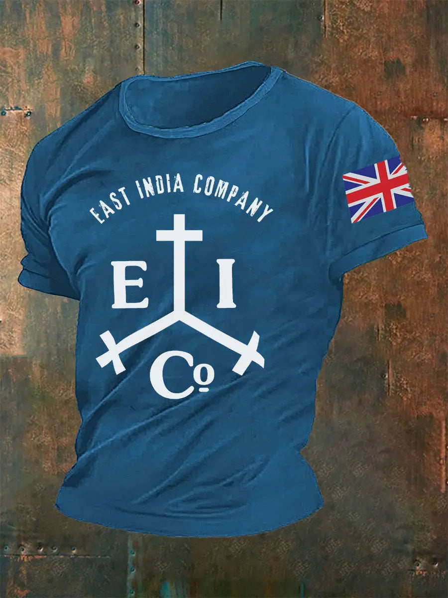 Men's British East India Company Print T-Shirt trupatriotic
