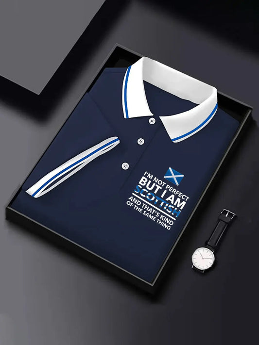 Men's Scottish Flag Short Sleeves Top trupatriotic