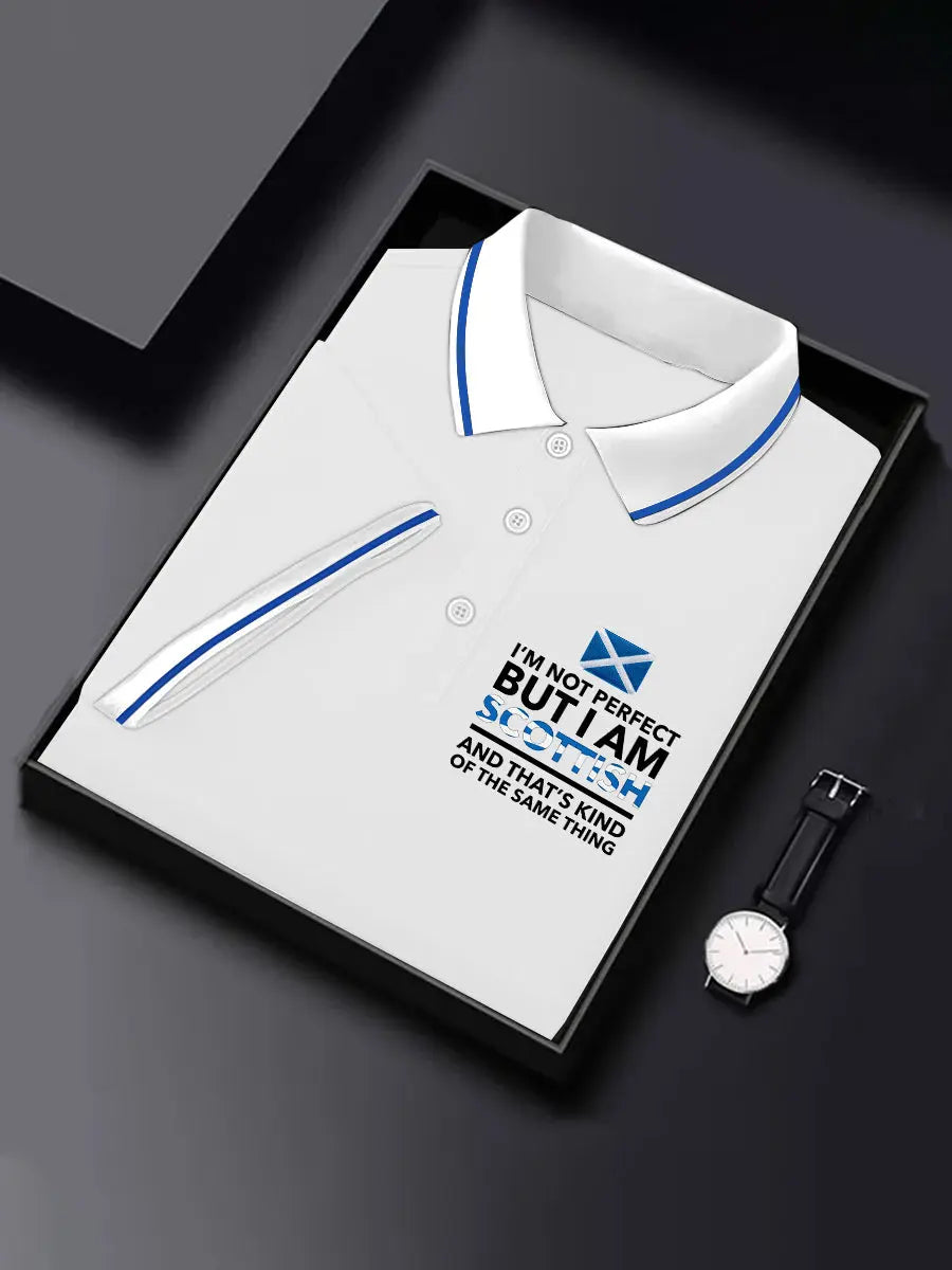 Men's Scottish Flag Short Sleeves Top trupatriotic